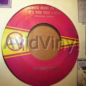 TEMPTATIONS - Loneliness Made Me Realize It's You That I Need / Don't Send Me Away