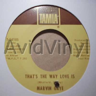 Marvin Gaye That's+The+Way+Love+Is+/+Gonna+Keep+On+Tryin'+Till+I+Win+Your+Love 45RPM