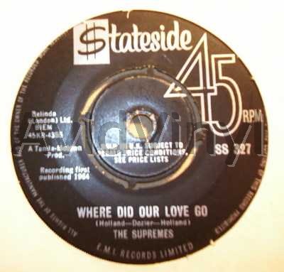 Where Did Our Love Go / He Means The World To Me - SUPREMES