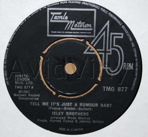 Tell Me It's Just A Rumour Baby / Save Me From This Misery - ISLEY BROTHERS