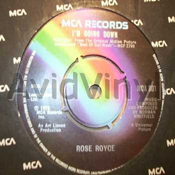 Rose Royce I'm+Going+Down+/+Yo+Yo 45RPM