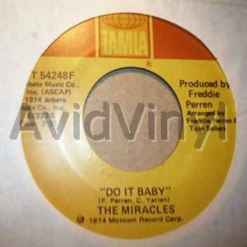 Miracles Do+It+Baby+/+I+Wanna+Be+With+You 45RPM
