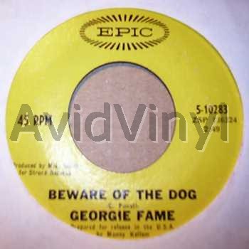 Georgie Fame Beware+Of+The+Dog+/+The+Ballad+Of+Bonnie+And+Clyde 45RPM