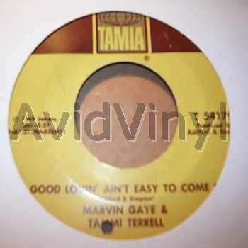 Marvin Gaye And Tammi Terrell Good+Lovin'+Ain't+Easy+To+Come+By+/+Satisfied+Feelin 45RPM