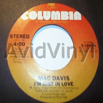 Mac Davis - I'm Just In Love / Every Now And Then