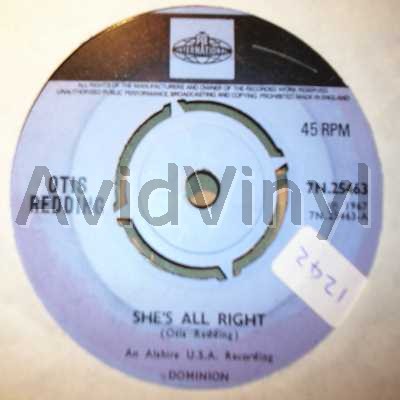 Otis Redding She's All Right / Gama Lama 45RPM
