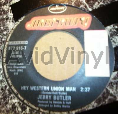 JERRY BUTLER - Hey Western Union Man / Never Give You Up