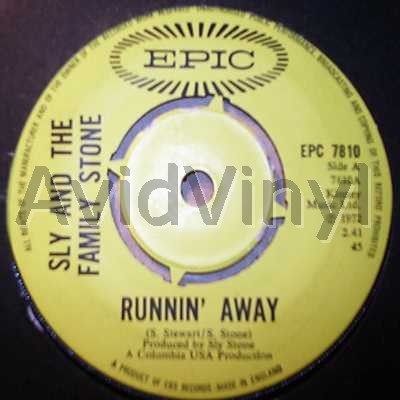 SLY & THE FAMILY STONE - Runnin' Away / Brave And Strong