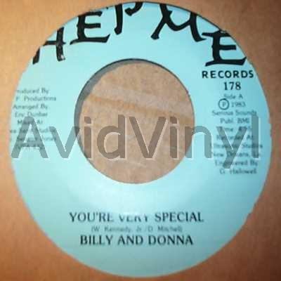 You're Very Special / Instrumntal - BILLY & DONNA