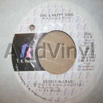 George Mccrae - Sing A Happy Song / Honey I