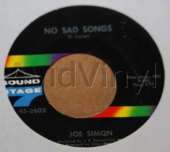 JOE SIMON - No Sad Songs / Come On And Get In Album