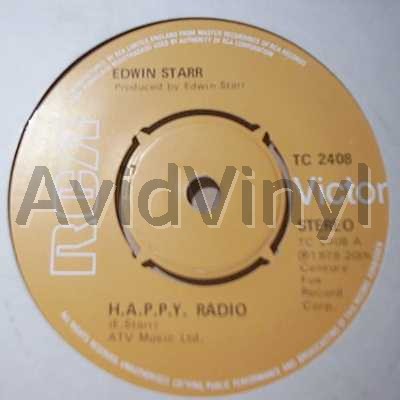 Edwin Starr Happy+Radio+/+My+Friend 45RPM