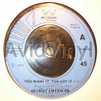 Detroit Emeralds - You Want It You Got It / Whatcha Gonna Wear Tomorrow