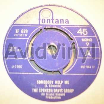 Spencer Davis Group - Somebody Help Me / Stevie's Blues