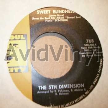 5TH DIMENSION - Sweet Blindness / Bobbie's Blues