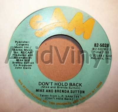 Don't Hold Back / Pt2 - MIKE & BRENDA SUTTON
