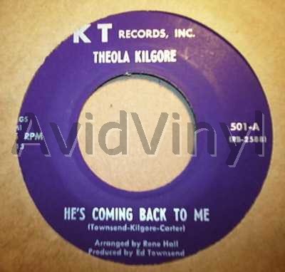 THEOLA KILGORE - He's Coming Back To Me / I'll Keep Trying Album