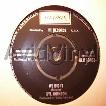 Syl Johnson We+Did+It+/+Any+Way+The+Wind+Blows 45RPM