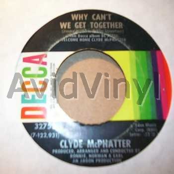 CLYDE MCPHATTER - Why Can't We Get Together / The Mixed Up Cup