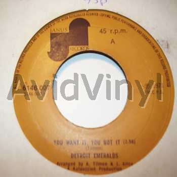Detroit Emeralds - You Want It You Got It / Till You Decide To Come Home