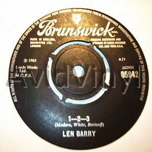 Len Barry - 1 2 3 / Bullseye Record
