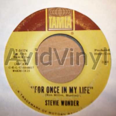 STEVIE WONDER - For Once In My Life / Angel Girl