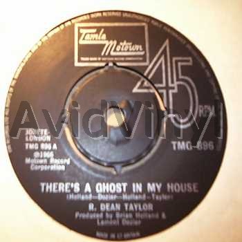 R Dean Taylor There's+A+Ghost+In+My+House+/+Let's+Go+Somewhere 45RPM