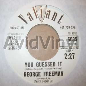 GEORGE FREEMAN - You Guessed It / Come To Me