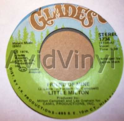 LITTLE MILTON - Friend Of Mine / Instrumental