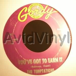 TEMPTATIONS - You've Got To Earn It / Since I Lost My Baby