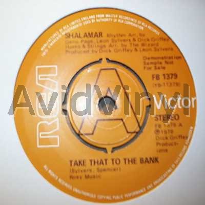 Shalamar Take+That+To+The+Bank+/+Shalamar+Disco+Gardens 45RPM