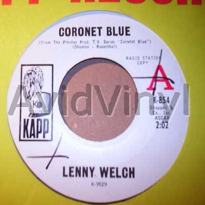 LENNY WELCH - Coronet Blue / I'm Over You