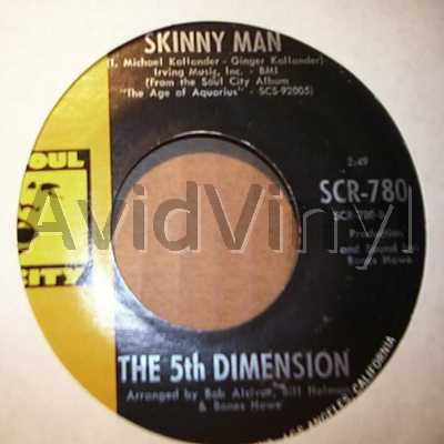 5TH DIMENSION - Skinny Man / Blowing Away