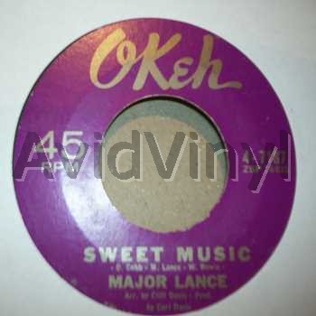 Major Lance Sweet+Music+/+Um+Um+Um+Um+Um+Um 45RPM