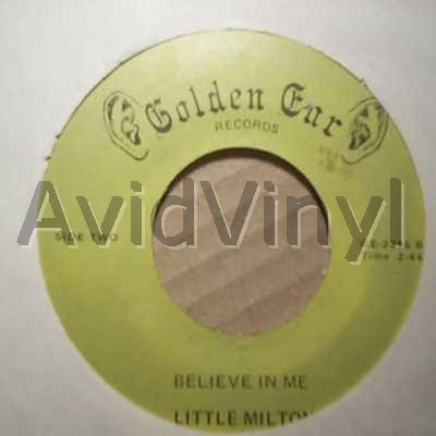LITTLE MILTON - Believe In Me / Catch The Plane Album
