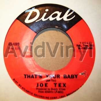 Joe Tex That's+Your+Baby+/+Sweet+Sweet+Woman 45RPM