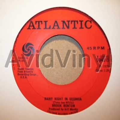 Brook Benton Rainy+Night+In+Georgia+/+Where+Do+I+Go+From+Here 45RPM
