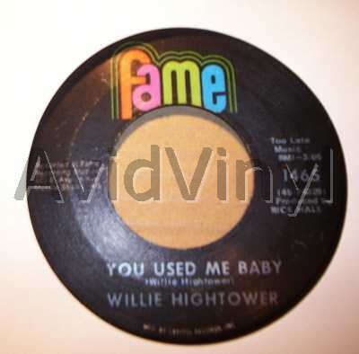 You Used Me Baby / Walk A Mile In My Shoes - WILLIE HIGHTOWER