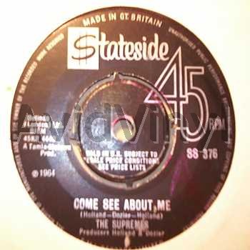 Supremes - Come See About Me / Always In My Heart