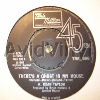 R Dean Taylor There's+A+Ghost+In+My+House+/+Let's+Go+Somewhere 45RPM