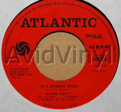 WILSON PICKETT - I'm A Midnight Mover / Deborah Single