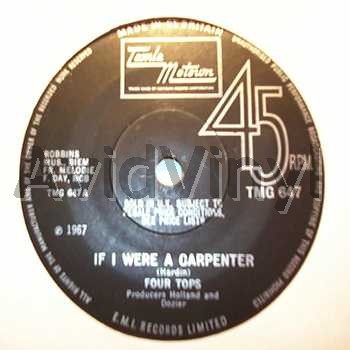 FOUR TOPS - If I Were A Carpenter / You're Love Is Wonderful