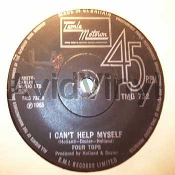 FOUR TOPS - I Can't Help Myself / Baby I Need Your Loving