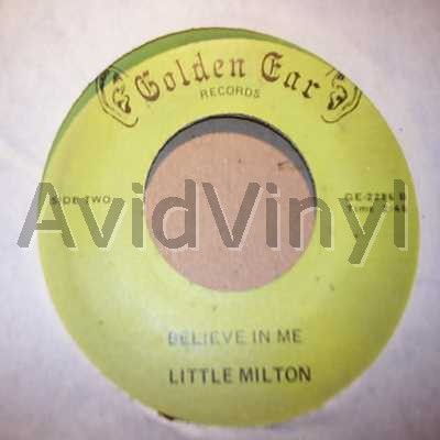 Believe In Me / Catch The Plane - LITTLE MILTON