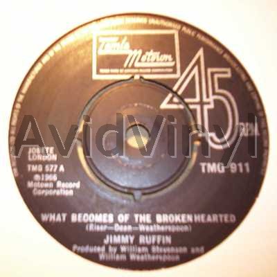 Jimmy Ruffin What+Becomes+Of+The+Brokenhearted+/+Don't+You+Miss+Me+A+Little+Bit+Baby 45RPM