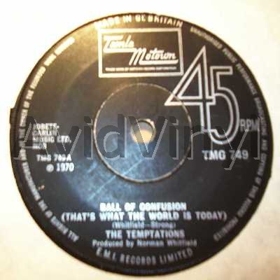 TEMPTATIONS - Ball Of Confussion / It's Summer