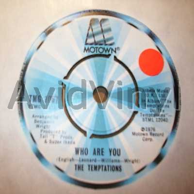 TEMPTATIONS - Who Are You / Let Me Count The Ways