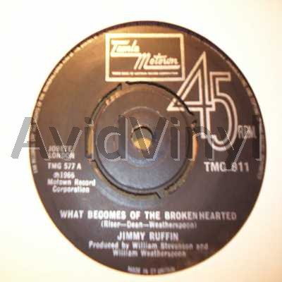 Jimmy Ruffin What+Becomes+Of+The+Brokenhearted+/+Don't+You+Miss+Me+A+Little+Bit+Baby 45RPM