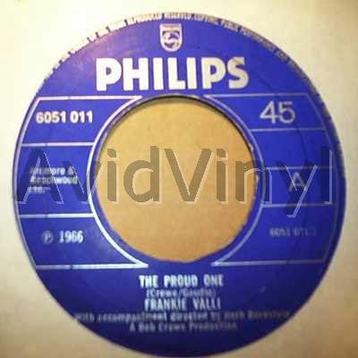 Frankie Valli - The Proud One / Ivy