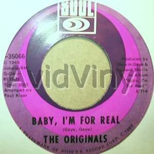 Originals - Baby I'm For Real / Moment Of Truth